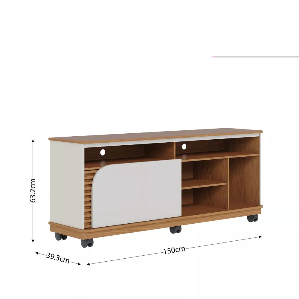 Rack para TV Até 65 Jurerê 2 Portas Colibri