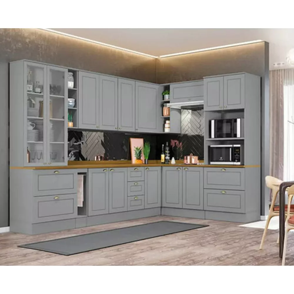 Balcão de Cozinha Henn Americana 80 cm sem Tampo 2 Portas - C355-05