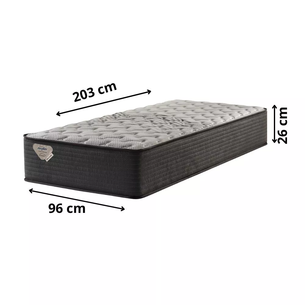 Colchão Solteiro 0,96 cm Relax Comfort Ecoflex