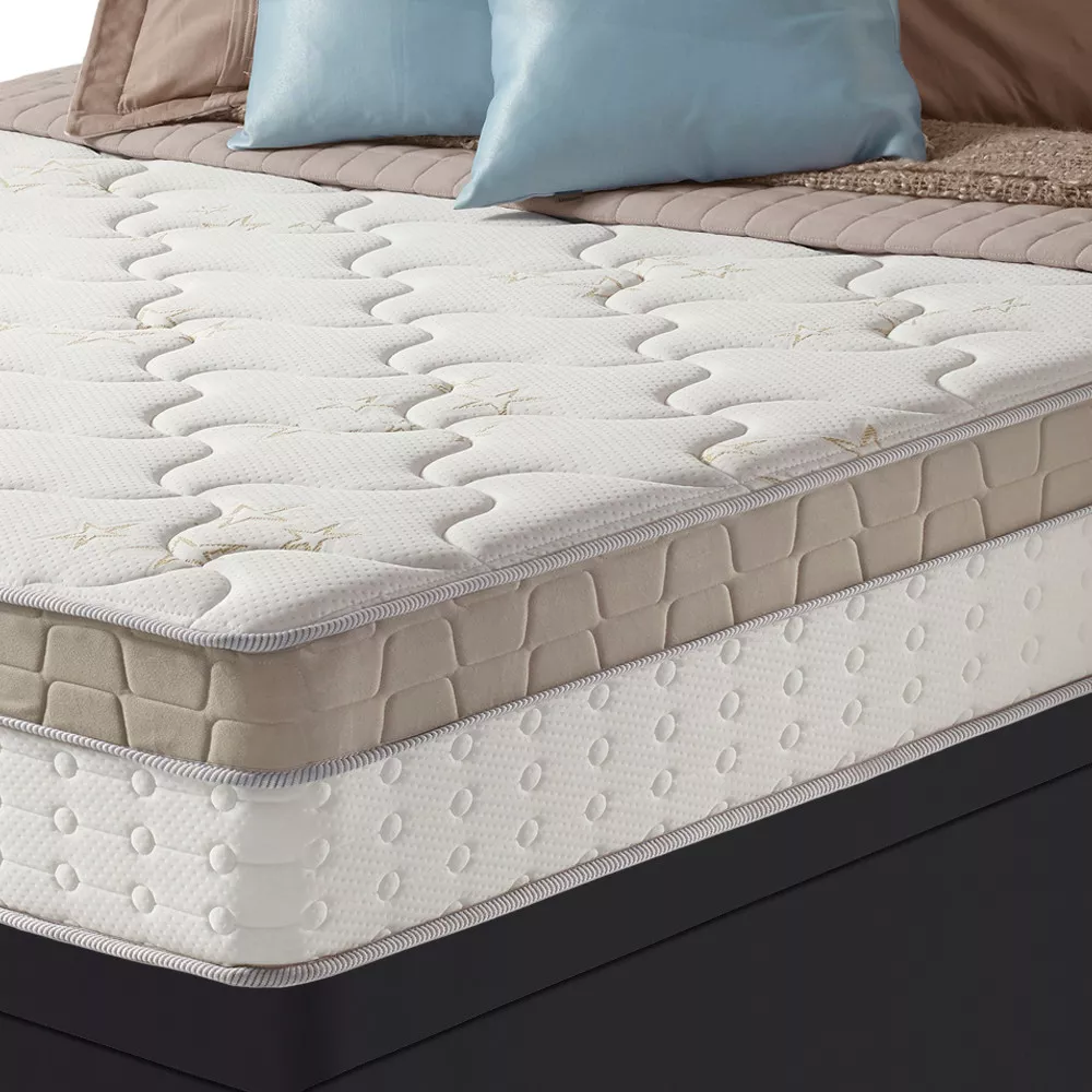 Cama Box Baú Queen Preto + Colchão Molas Ensacadas Houston Pillow Inn 158x198x70cm