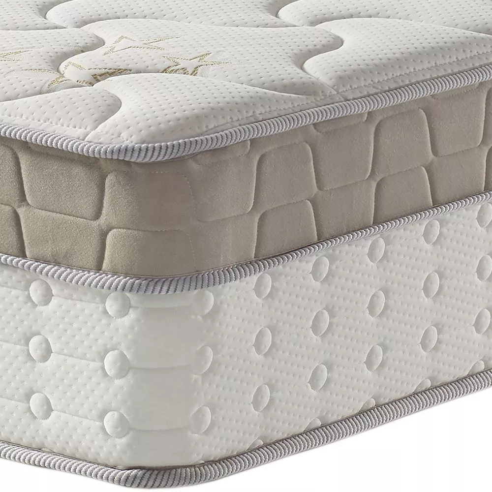 Colchão Solteiro King Houston Molas Ensacadas Pillow In 96x203x28cm