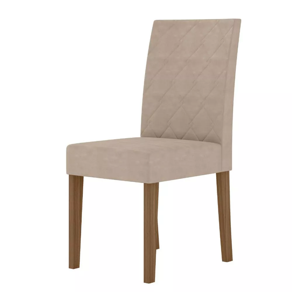 Conjunto Sala de Jantar Quadrada Mesa Helo 90cm e 04 Cadeiras Jade