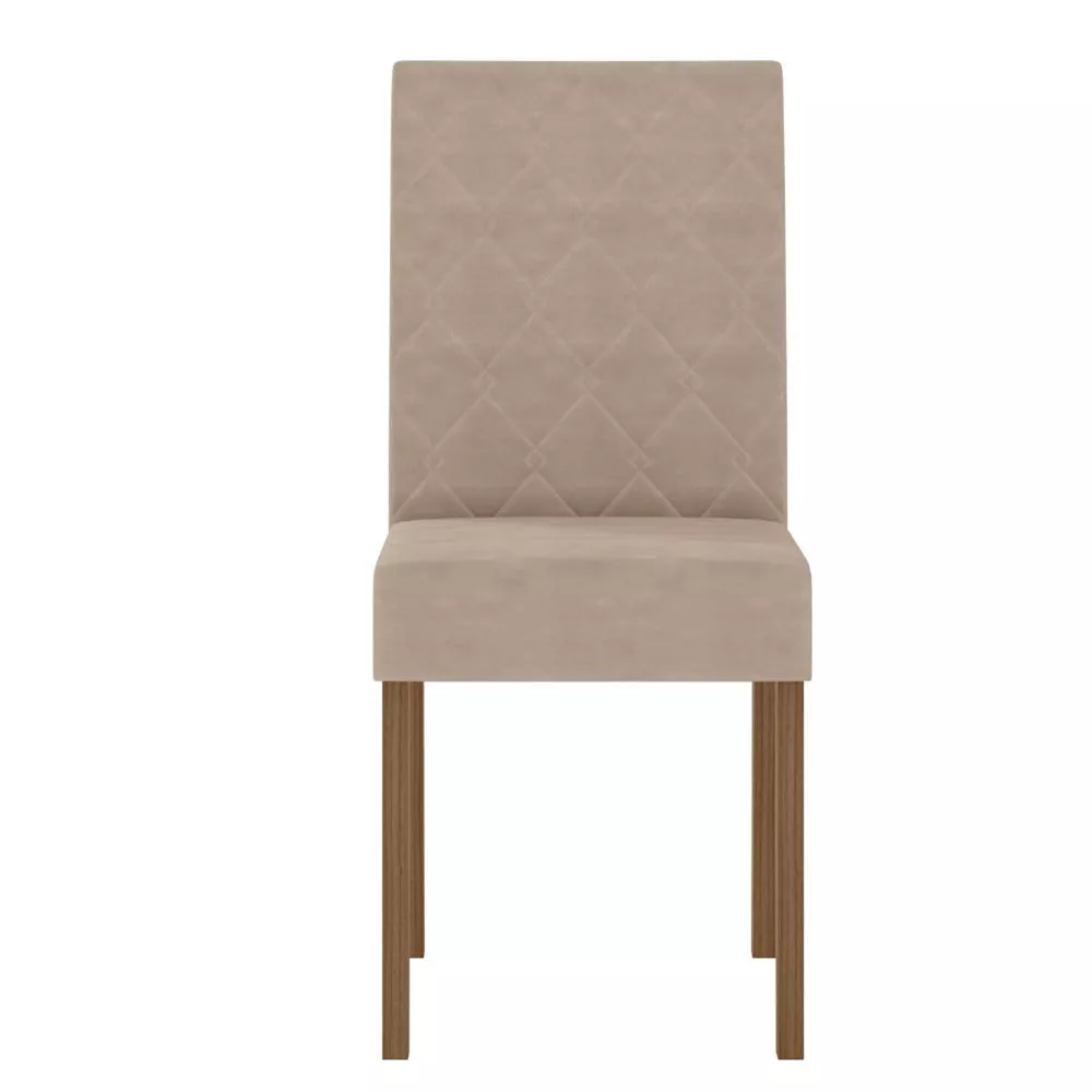 Conjunto Sala de Jantar Quadrada Mesa Helo 90cm e 04 Cadeiras Jade