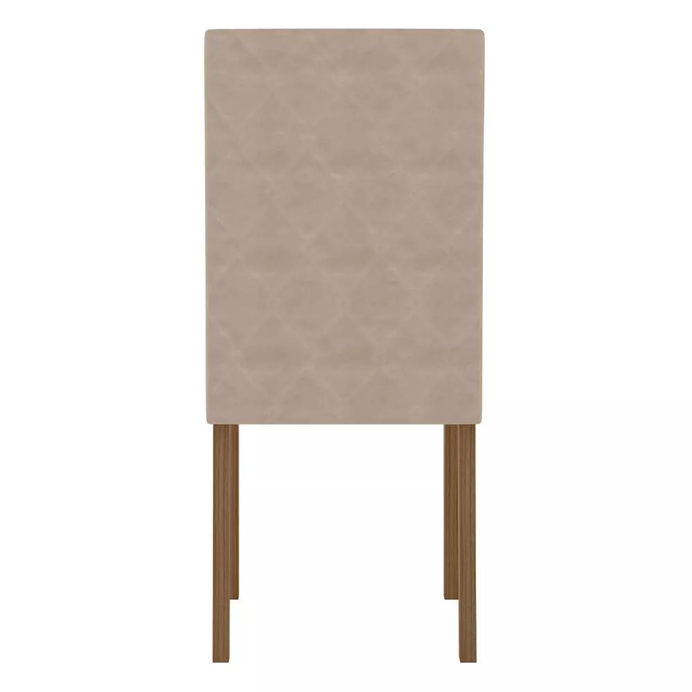 Conjunto Sala de Jantar Quadrada Mesa Helo 90cm e 04 Cadeiras Jade