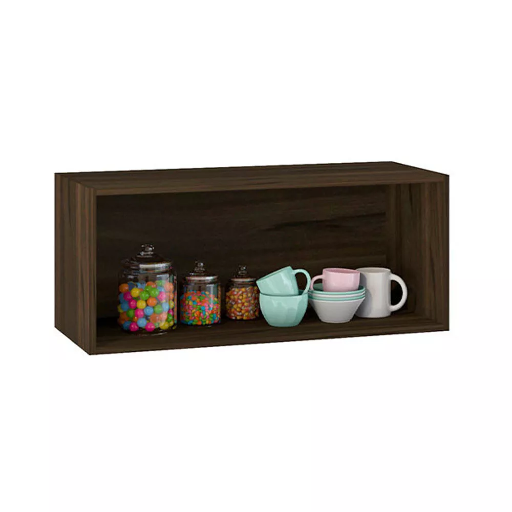 Armário Aéreo Basculante Geladeira Flair 80cm 1 Porta Poliman Móveis