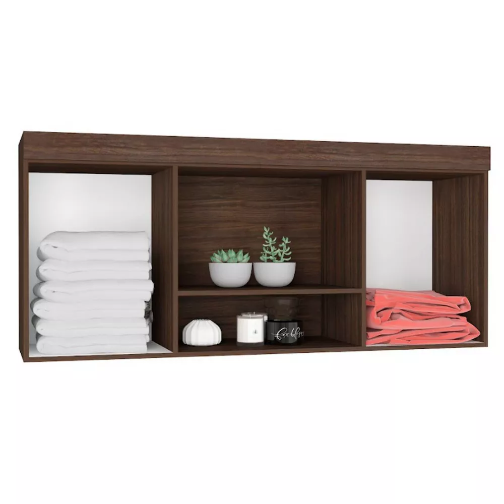 Armário Aéreo Ponte Casal 2 Portas Star Poliman Móveis