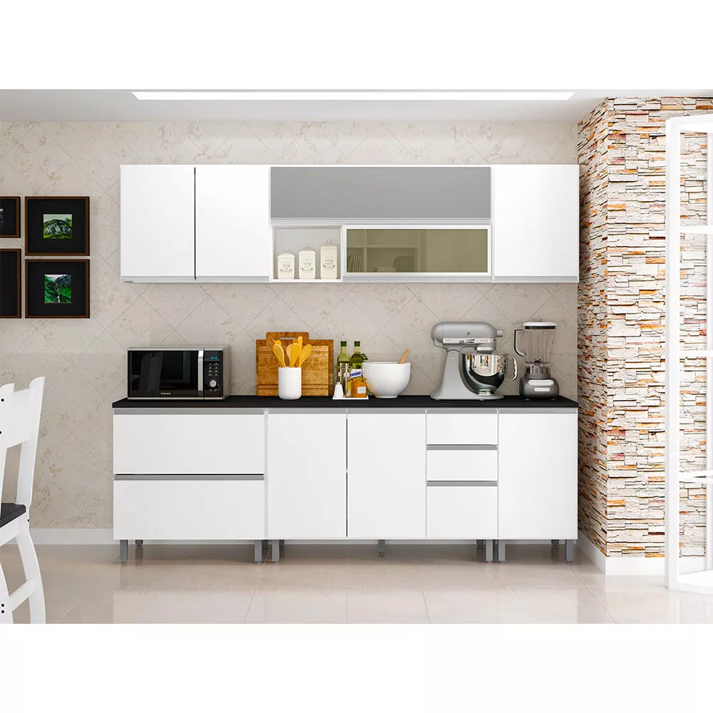 Balcão de Cozinha 1 Porta Evidence Poliman