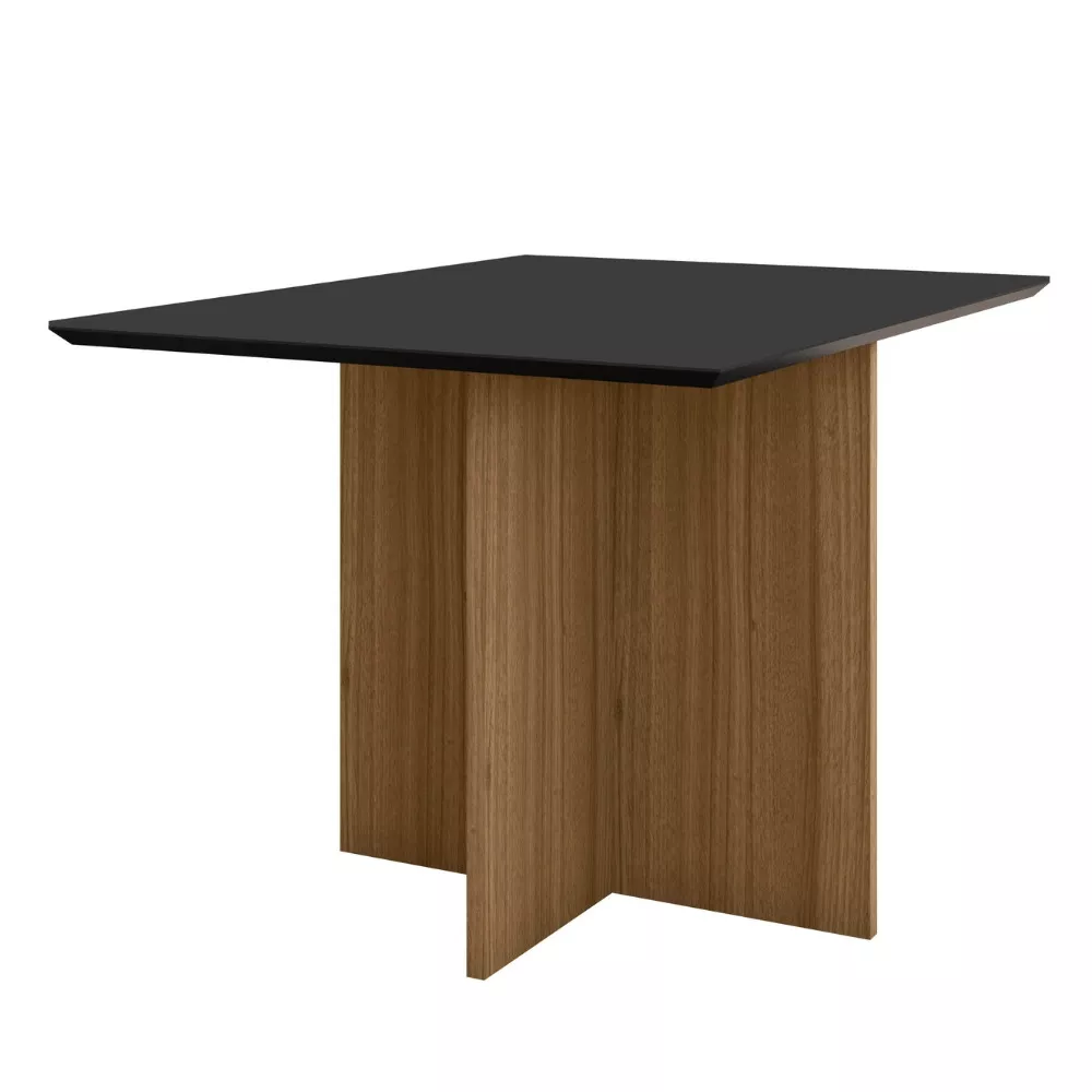Image 0 of 2 of Mesa de Jantar Retangular Tampo Chanfrado sem vidro 120cm Helô Poliman Móveis
