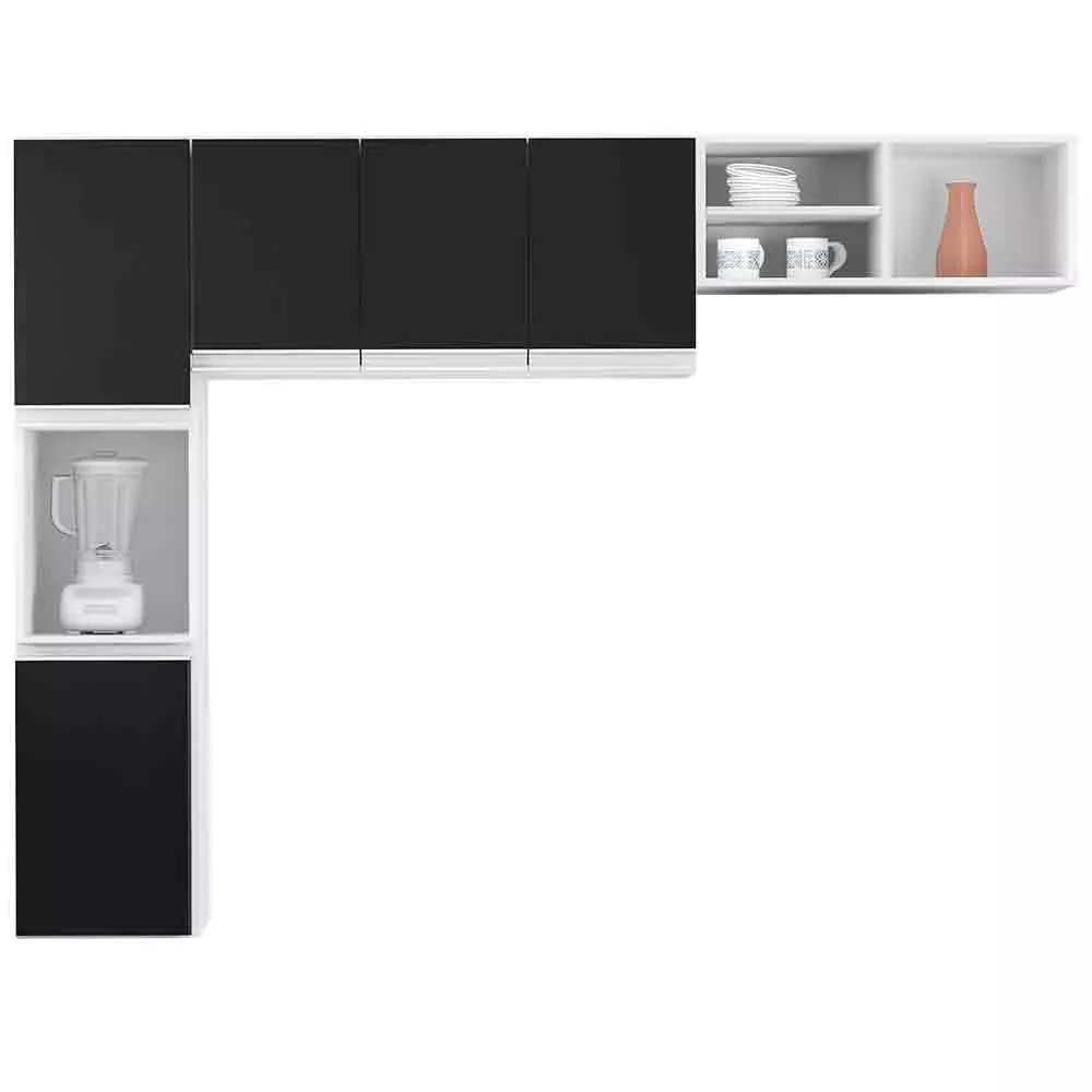 Image 0 of 3 of Cozinha Compacta 3 Peças Laura Poliman Móveis