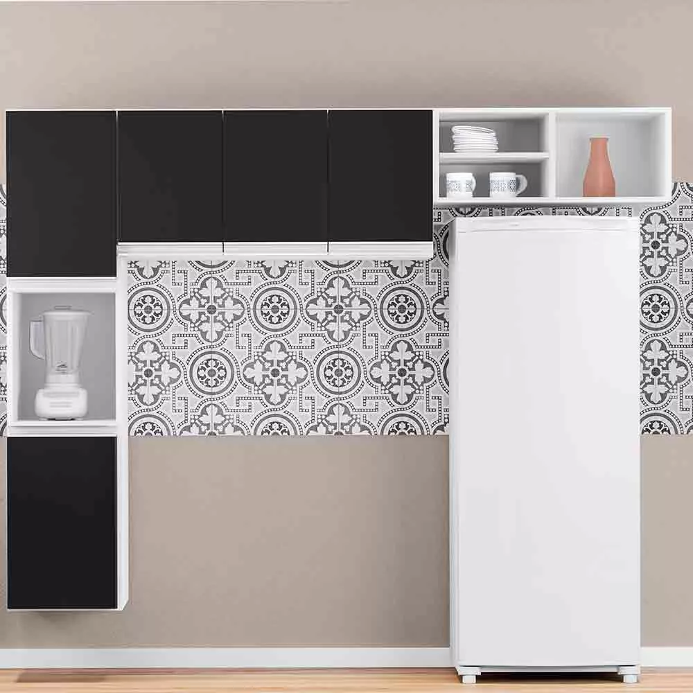 Image 1 of 3 of Cozinha Compacta 3 Peças Laura Poliman Móveis