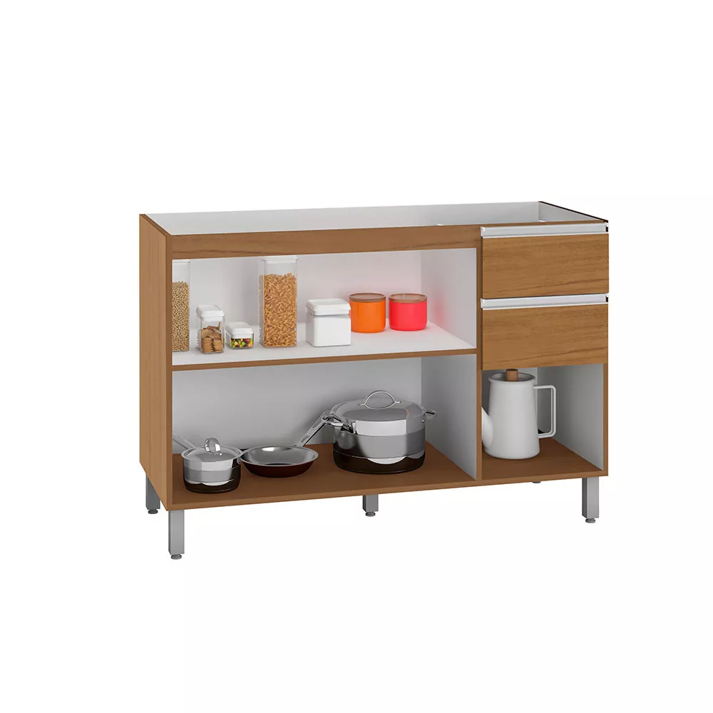 Balcão 3 Portas 2 Gavetas para Cuba Evidence