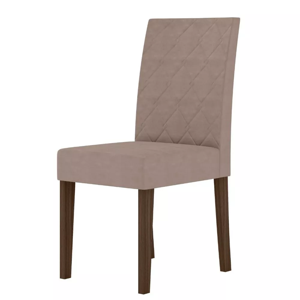 Conjunto Sala de Jantar Retangular Mesa Helo 120cm e 04 Cadeiras Jade Poliman Móveis