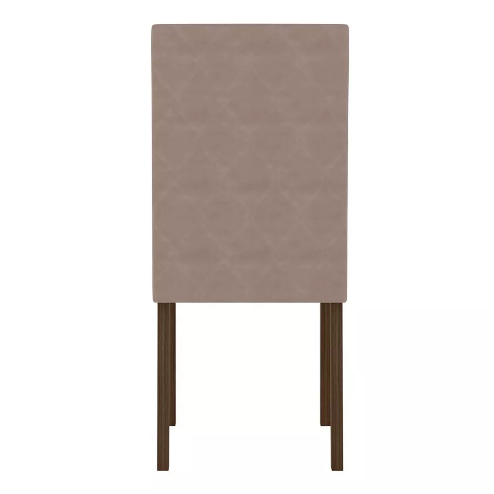 Conjunto Sala de Jantar Retangular Mesa Helo 120cm e 04 Cadeiras Jade Poliman Móveis