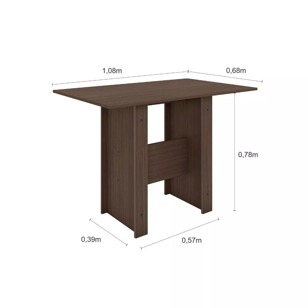 Conjunto Mesa de Jantar 4 Lugares Milano