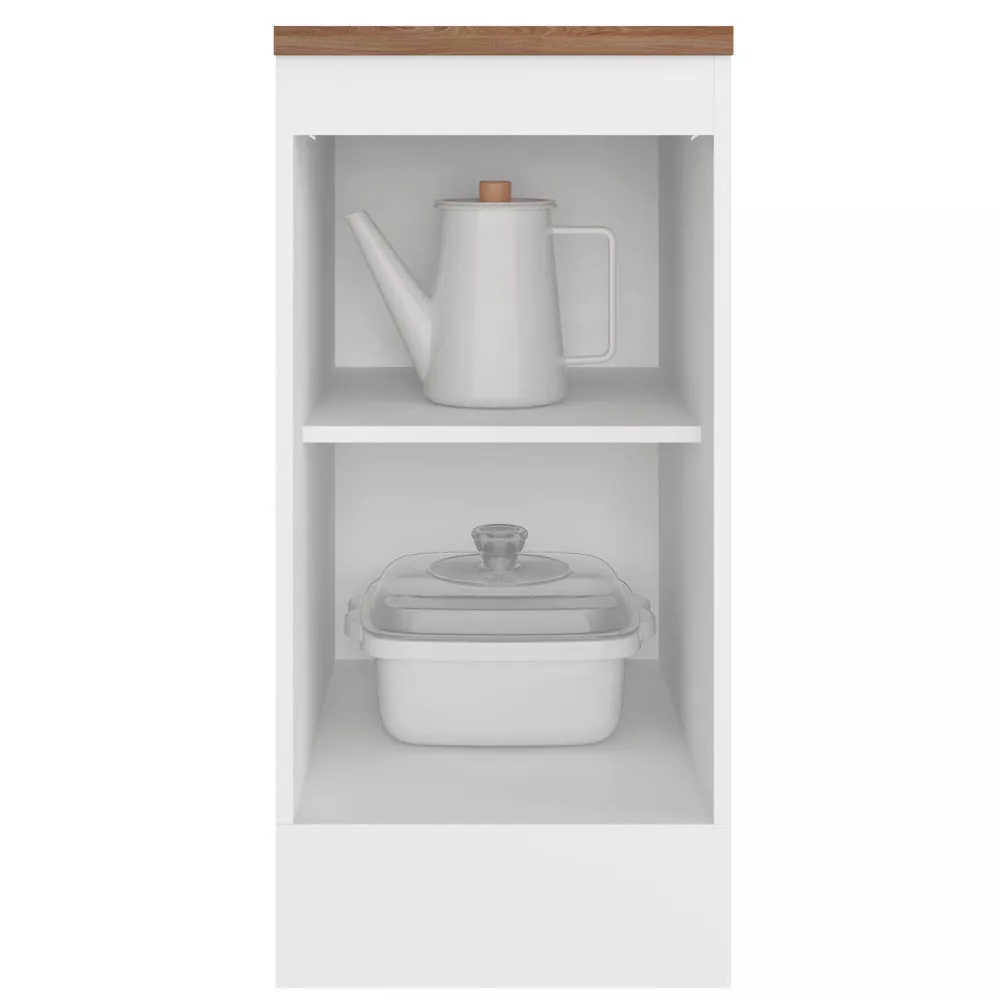 Balcão com Tampo 41 cm 1 Porta Unna Poliman Móveis