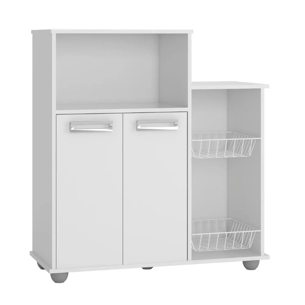 Armário Fruteira Multiuso 2 Portas Sollys Poliman Móveis