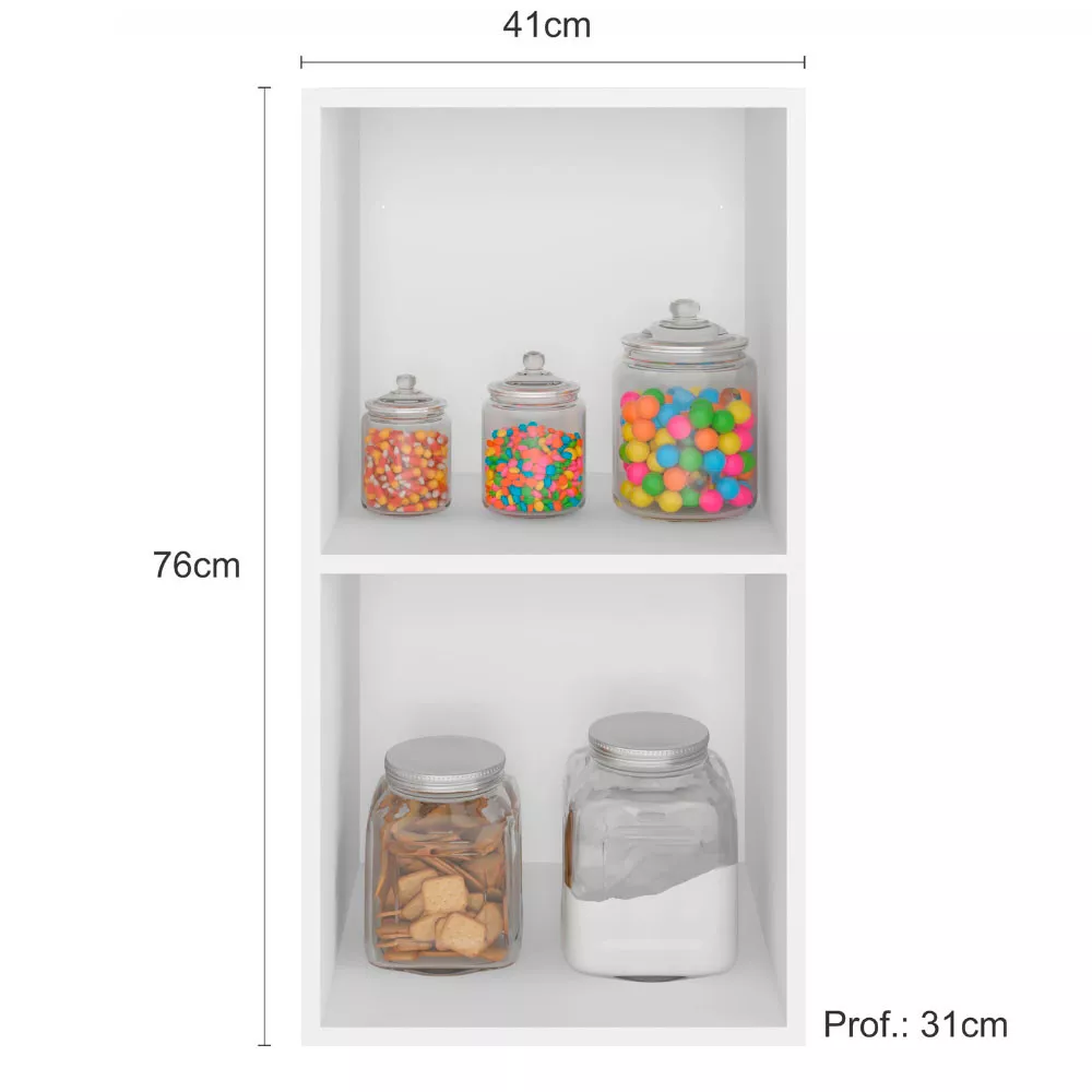 Armário Aéreo  41cm 1 Porta Unna Poliman Móveis