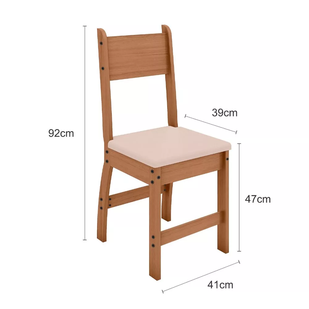 Conjunto 2 Cadeiras Milano