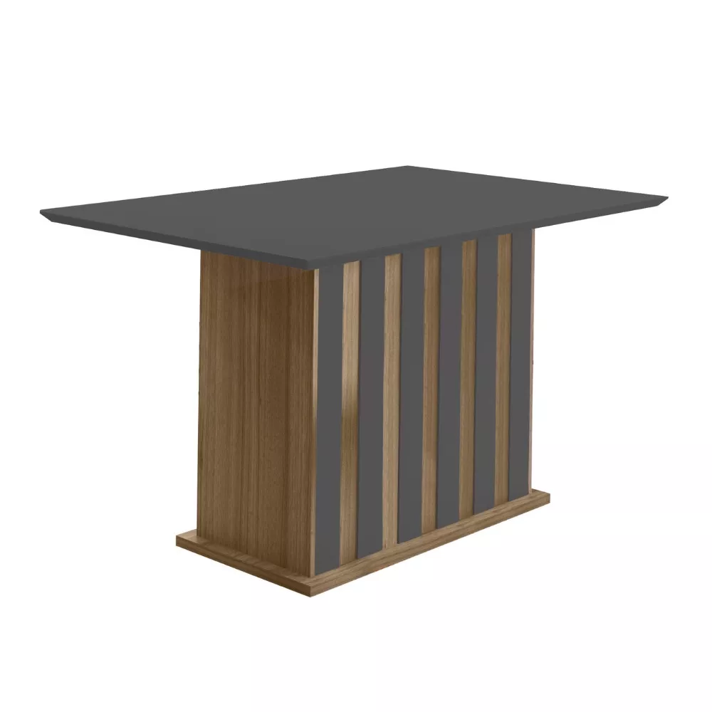 Image 2 of 11 of Conjunto Sala de Jantar Retangular Mesa Amalia 136cm e 04 Cadeiras Josi Poliman