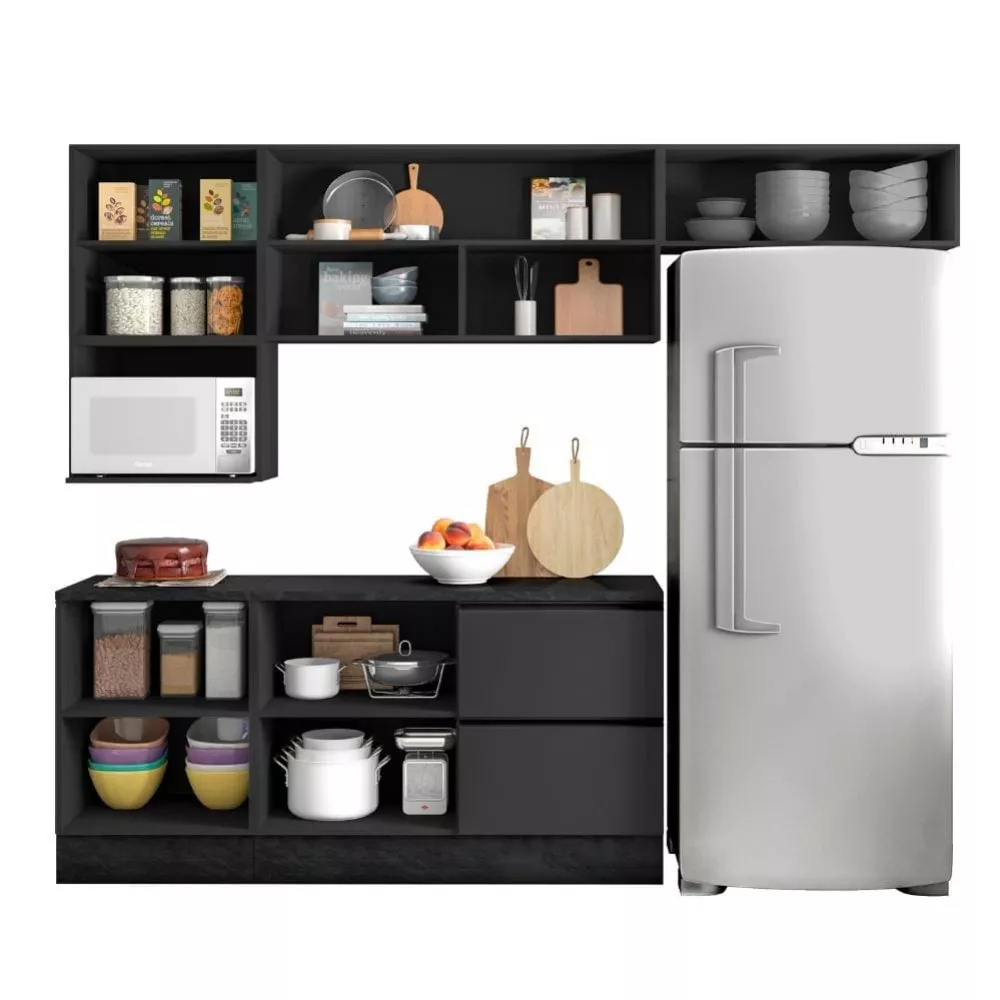 Cozinha Completa Etna 6 Peças Poliman Móveis