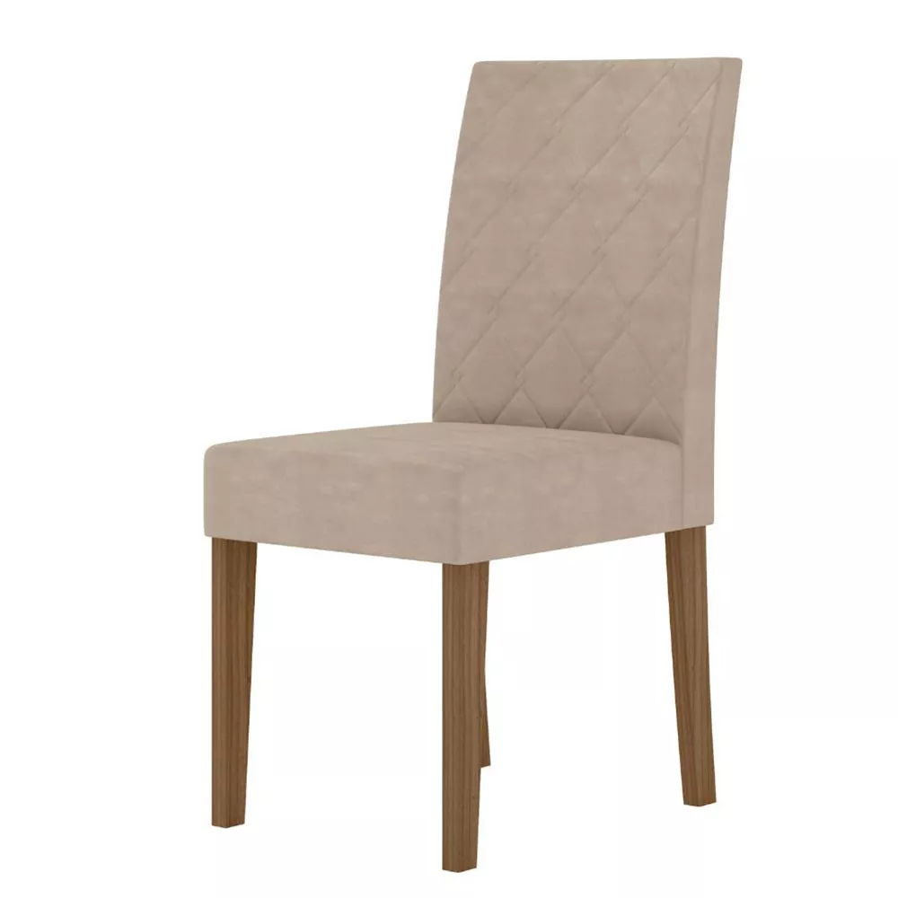 Conjunto Sala de Jantar Retangular Mesa Helo 120cm e 04 Cadeiras Jade Poliman Móveis