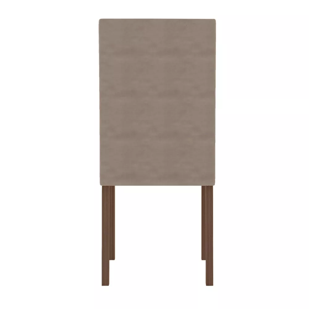 Conjunto Sala de Jantar Retangular Mesa Helo 120cm e 04 Cadeiras Josi Poliman Móveis