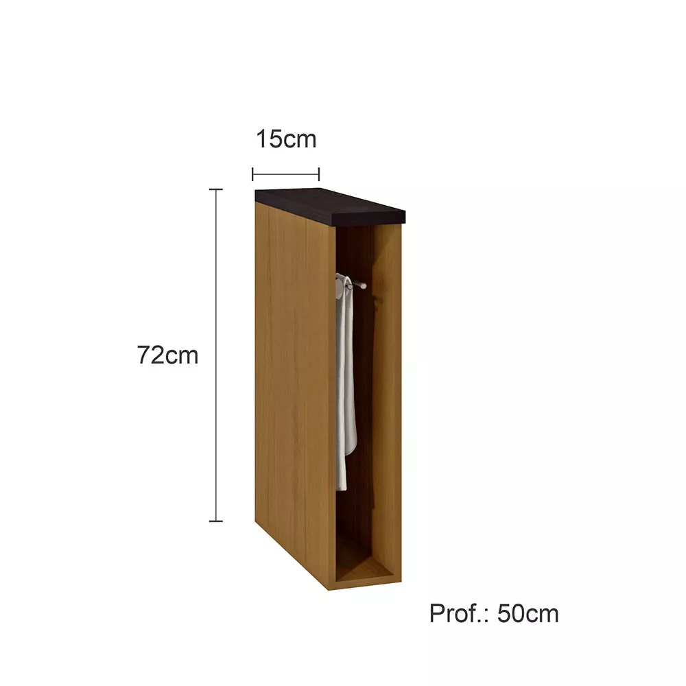 Balcão Nicho Toalheiro Evidence Poliman