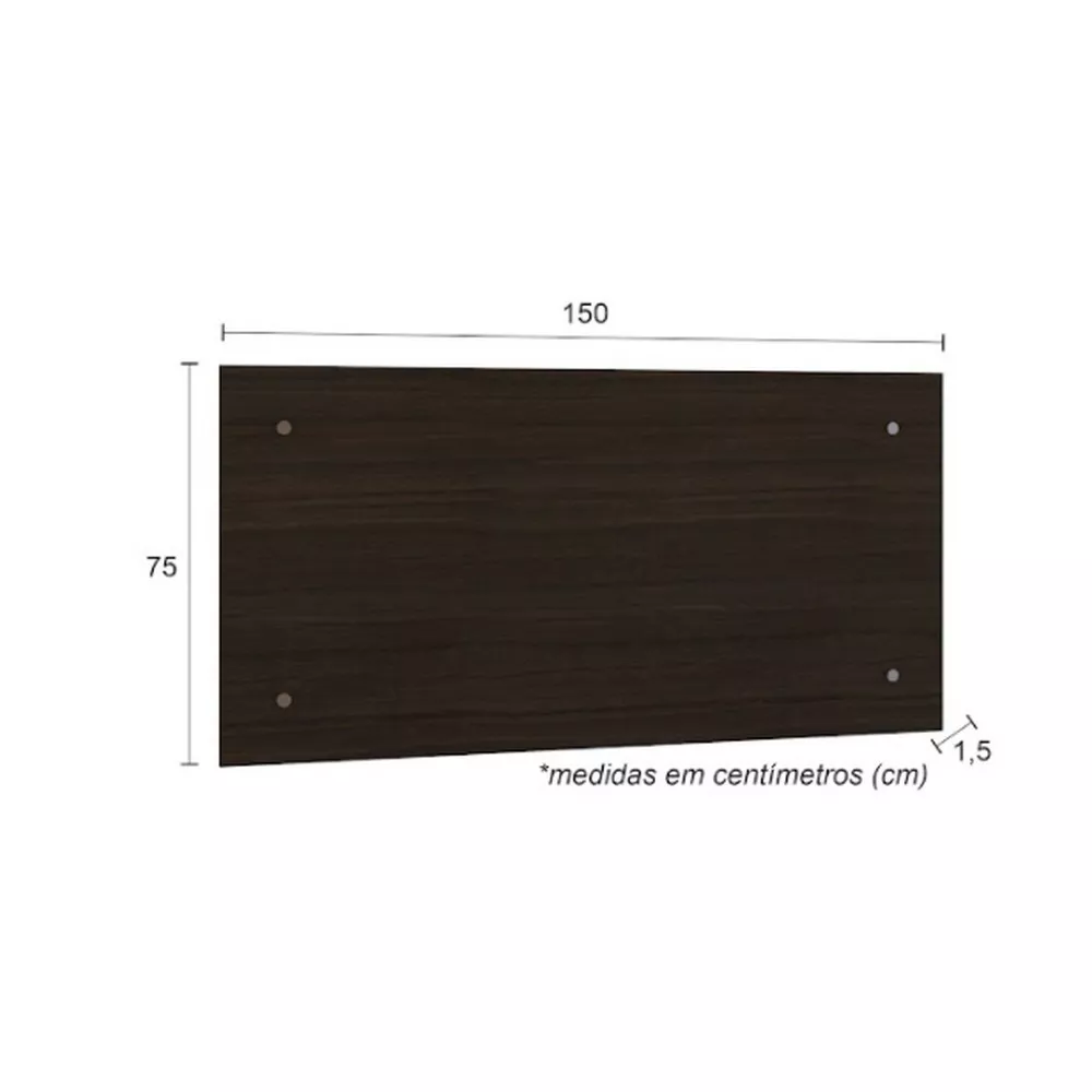 Módulo Painel Cabeceira Casal 150 cm Star Poliman Móveis