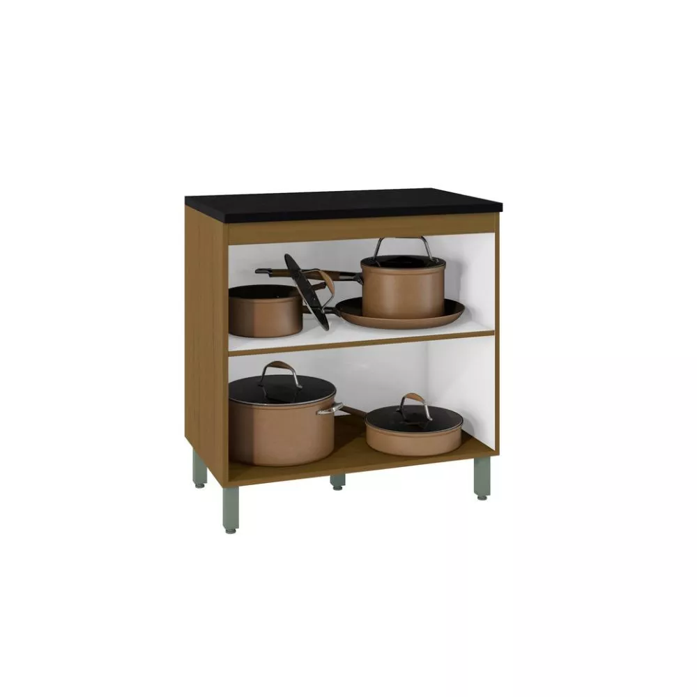 Balcão 2 Portas Com Tampo Evidence Poliman Móveis