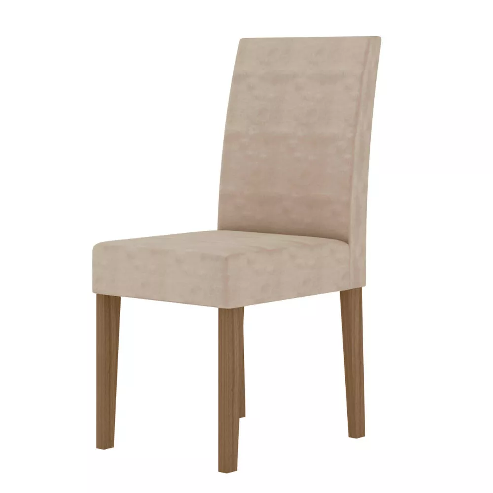 Conjunto Sala de Jantar Quadrada Mesa Helo 90cm e 04 Cadeiras Josi Poliman Móveis