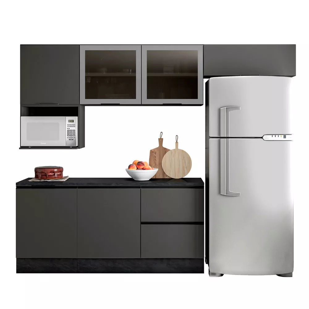 Cozinha Completa Etna 6 Peças Poliman Móveis