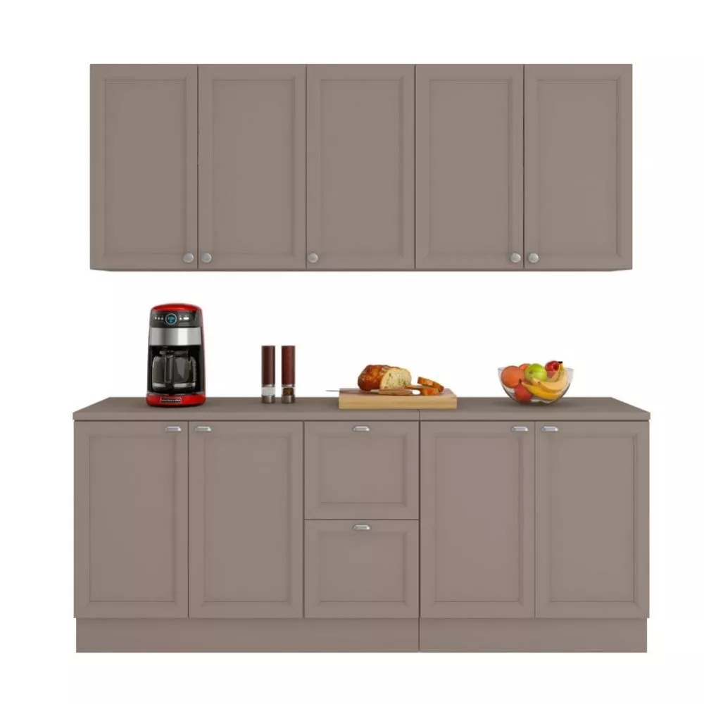 Cozinha Completa Modulada Olivia 9 Portas 2 Gavetas