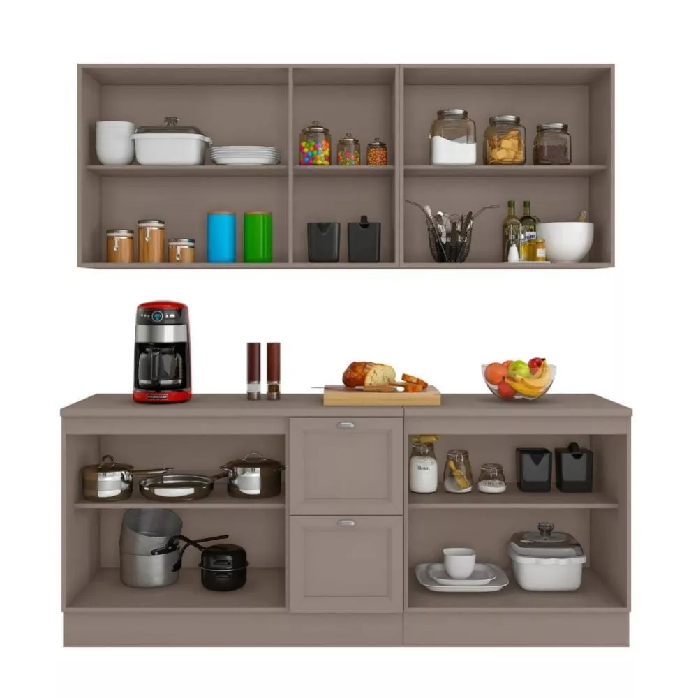 Cozinha Completa Modulada Olivia 9 Portas 2 Gavetas