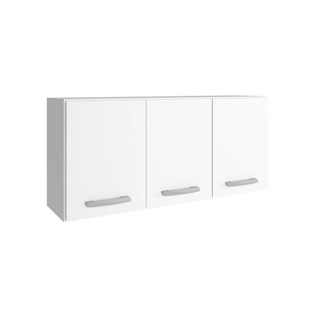 Image 2 of 6 of Armário Aéreo Multiuso 120 cm 3 Portas Poliman
