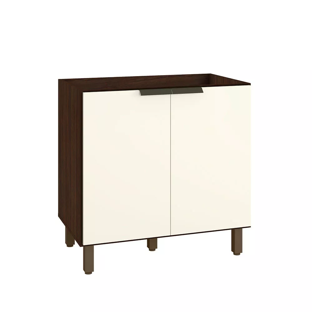 Balcão Para Cooktop Flair 2 Portas Sem Tampo Poliman Móveis