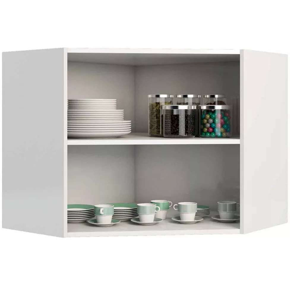 Armário Aéreo de Canto Evidence Poliman Móveis