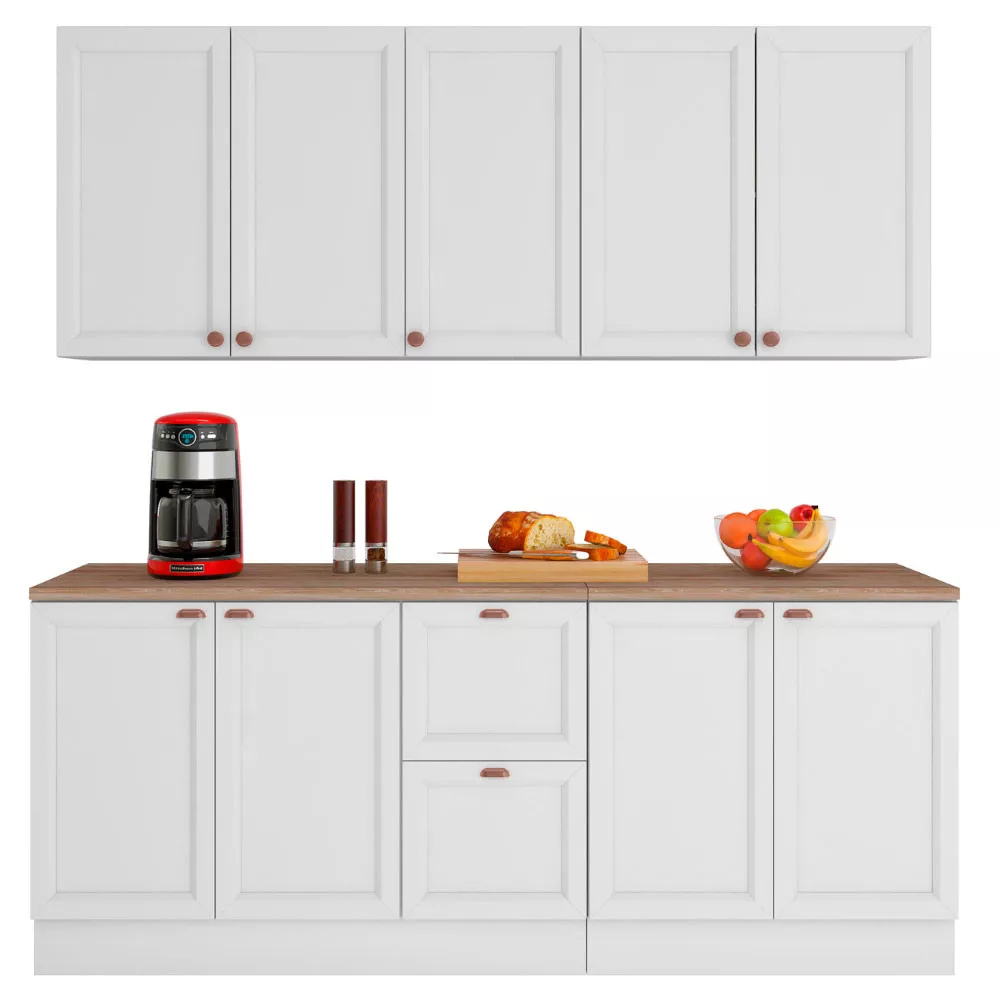 Image 1 of 4 of Cozinha Completa Modulada Olivia 9 Portas 2 Gavetas