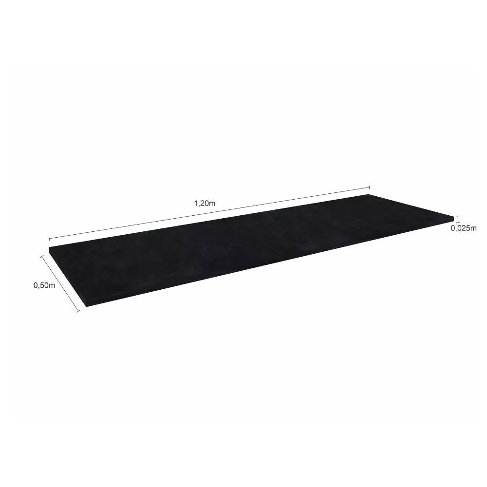 Image 1 of 2 of Tampo Fechado para Balcão 120cm Evidence Poliman Móveis