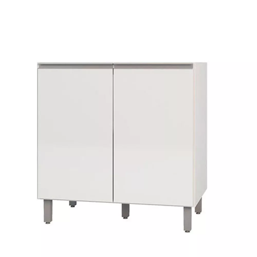 Balcão Para Cooktop Evidence 2 Portas Sem Tampo Poliman Móveis