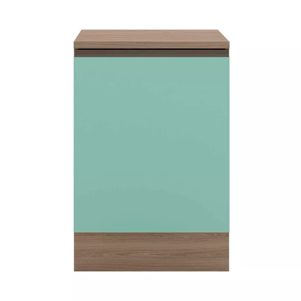 Balcão com Tampo 58 cm 1 Porta Etna Poliman Móveis