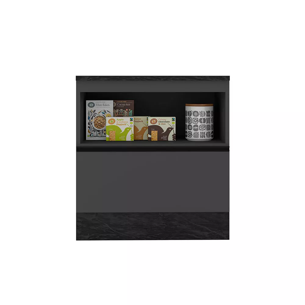 Image 2 of 4 of Balcão com Tampo 80 cm 1 Porta 1 Gaveta Etna Poliman