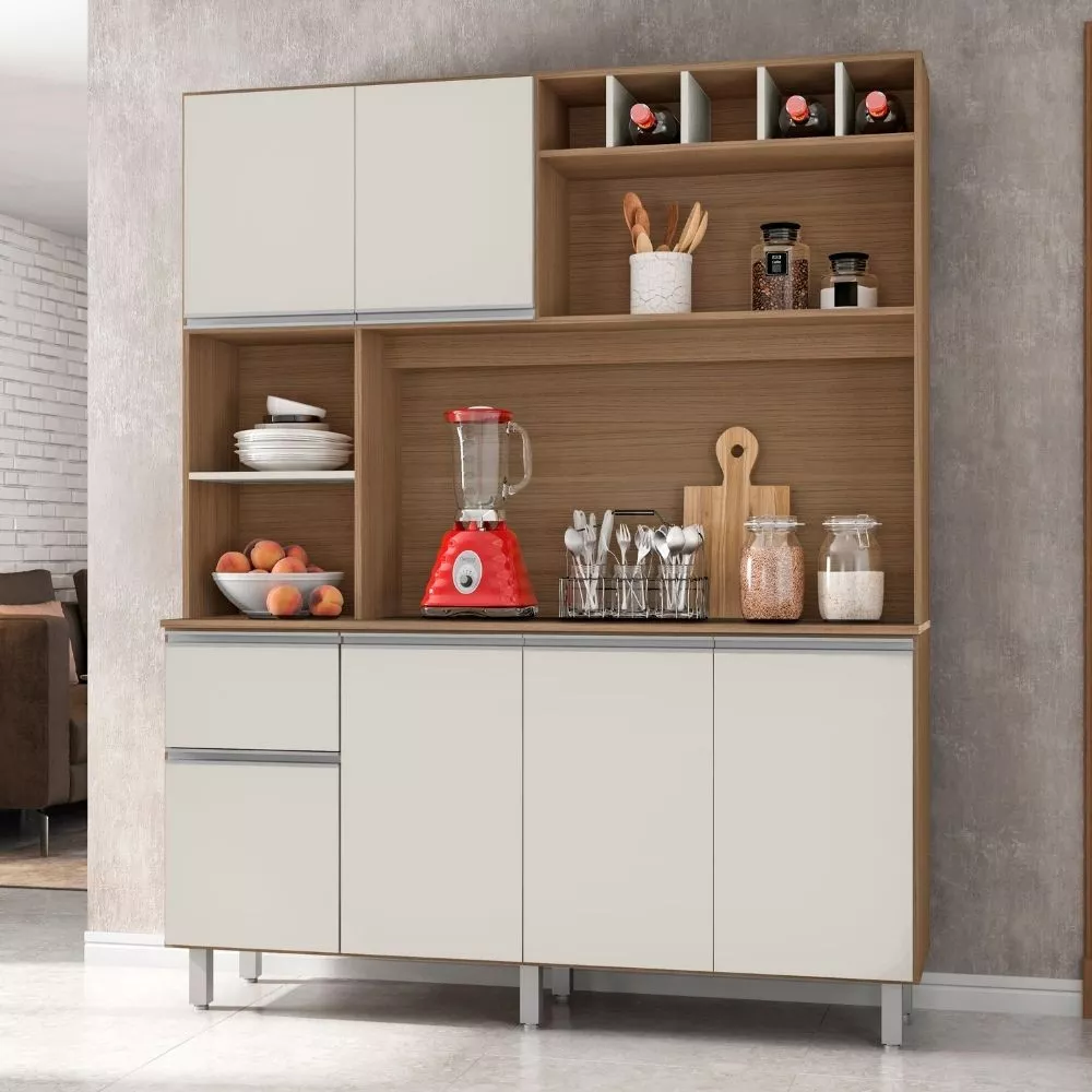 Kit Cozinha 6 Portas 1 Gaveta Alice