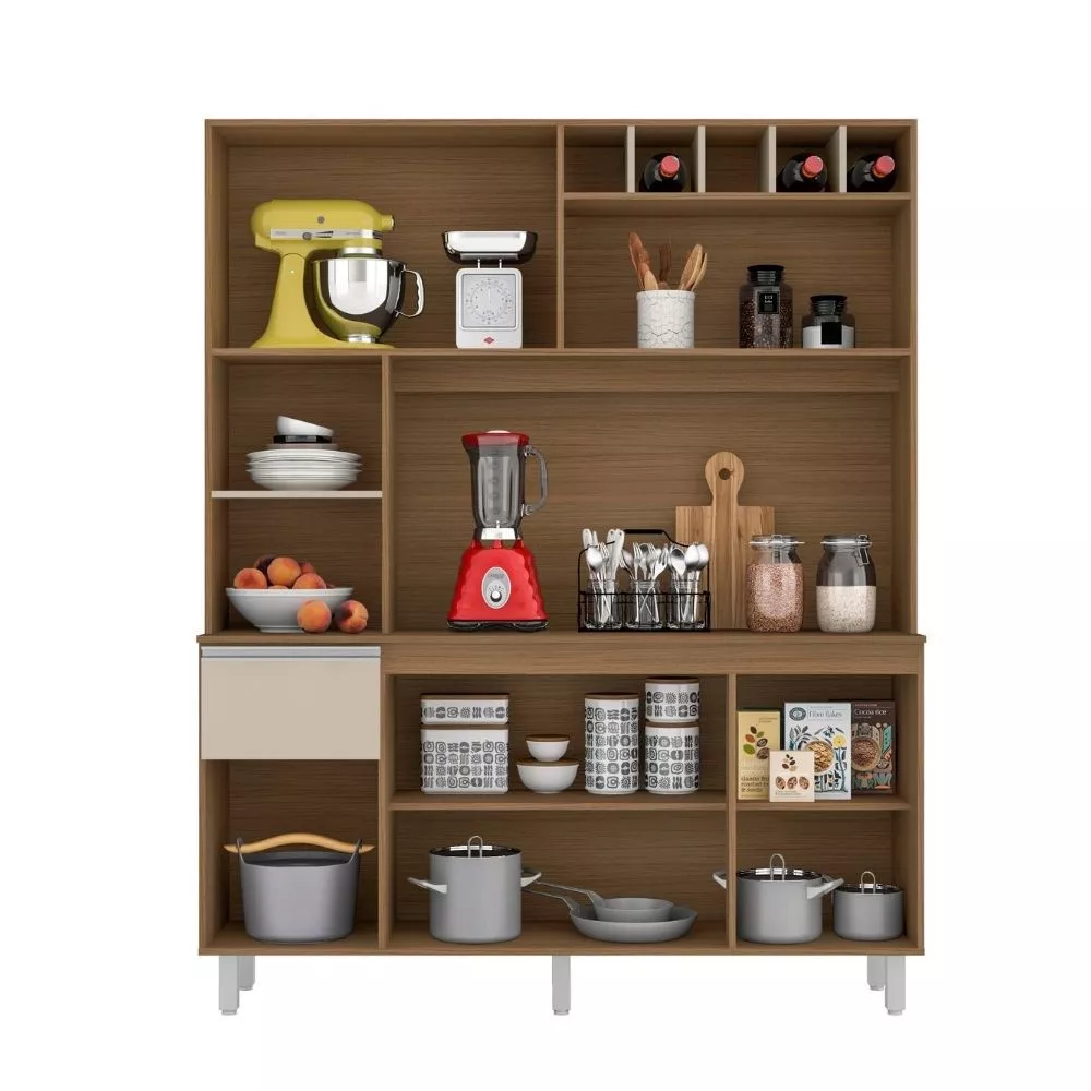 Kit Cozinha 6 Portas 1 Gaveta Alice