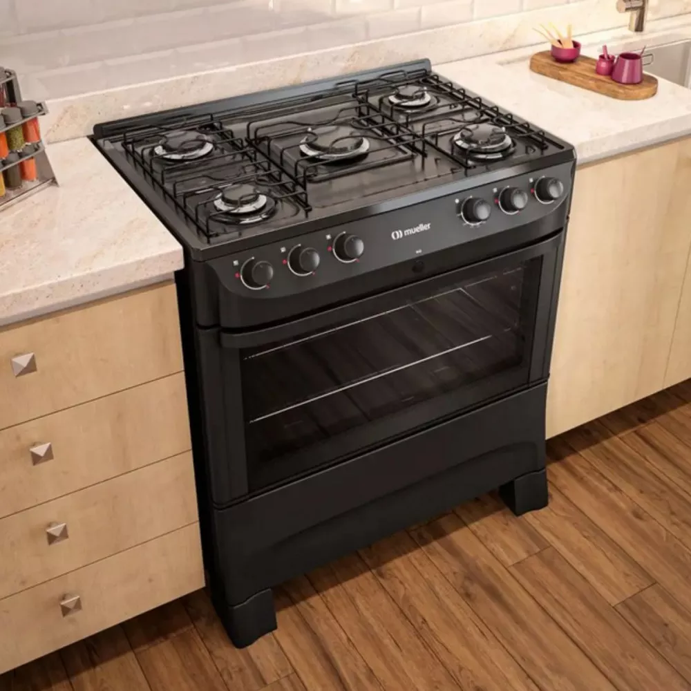 Fogão Mueller 5 Bocas com mesa esmaltada