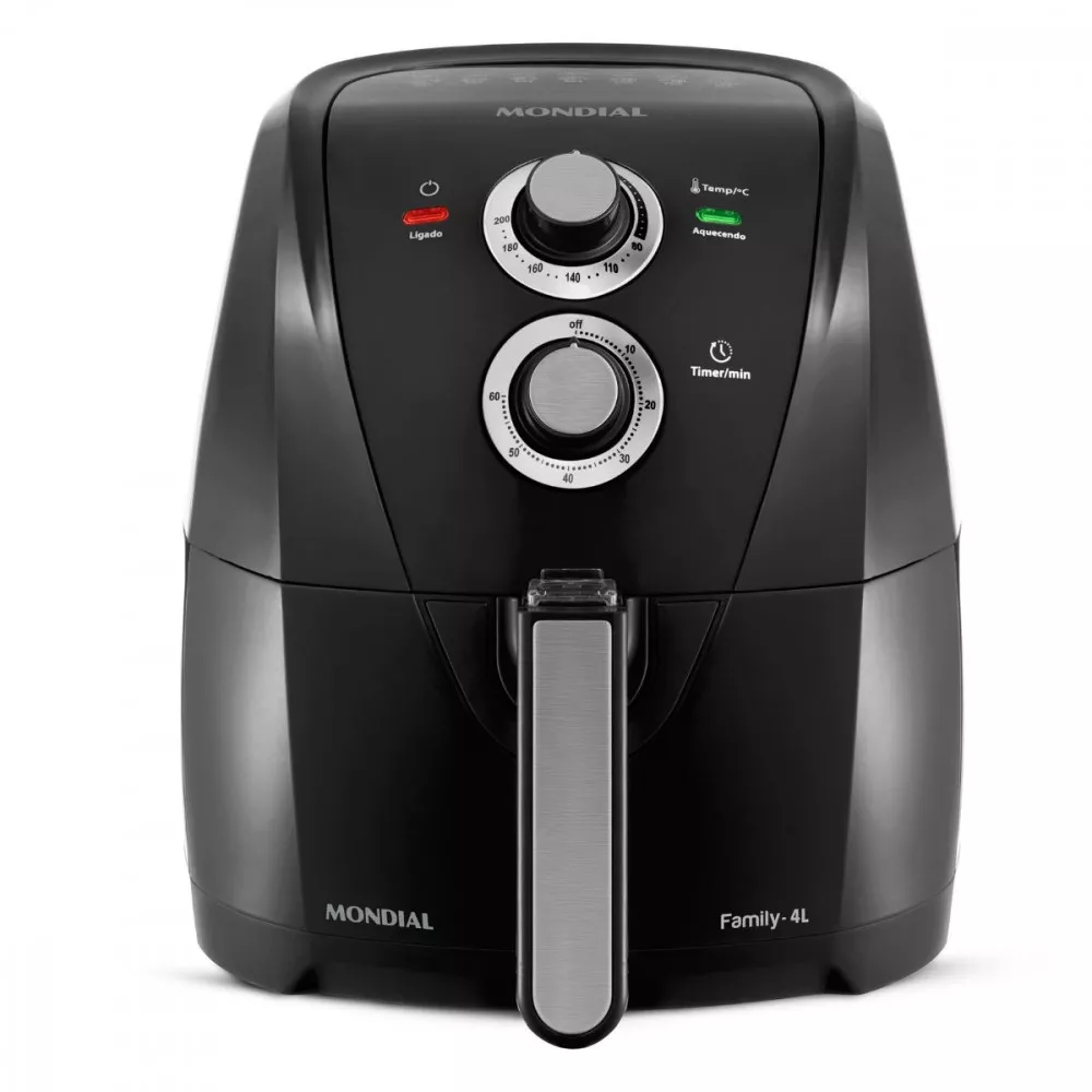 Fritadeira Sem Óleo Air Fryer Mondial 4 Litros 1500w Potência AFN40