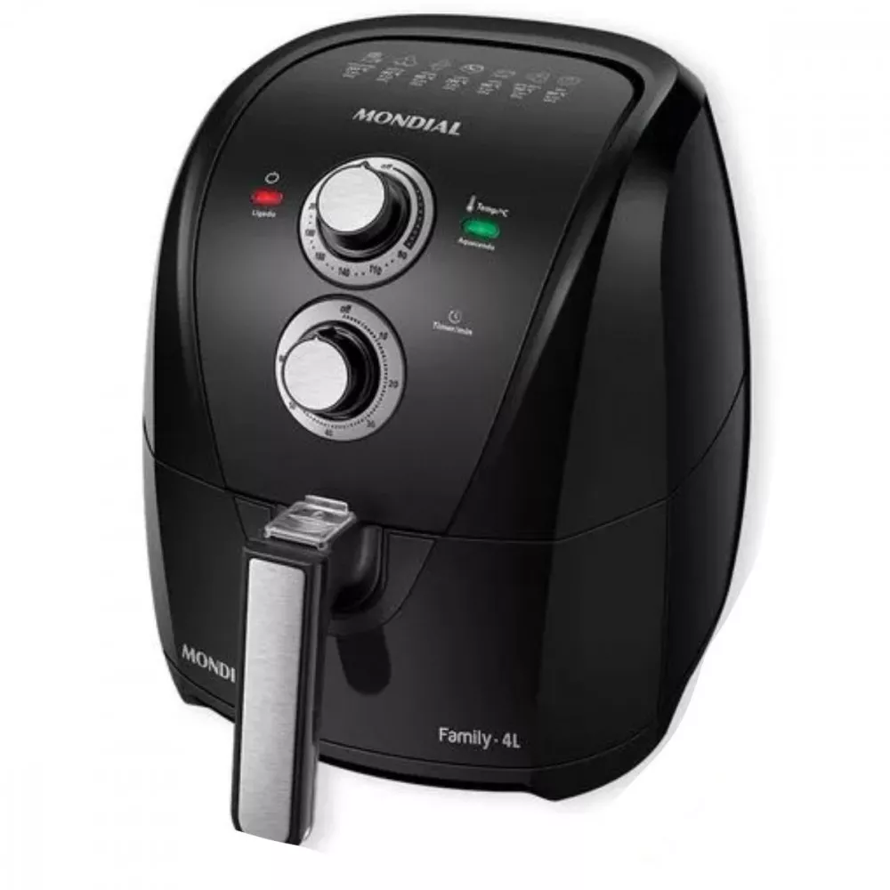 Fritadeira Sem Óleo Air Fryer Mondial 4 Litros 1500w Potência AFN40