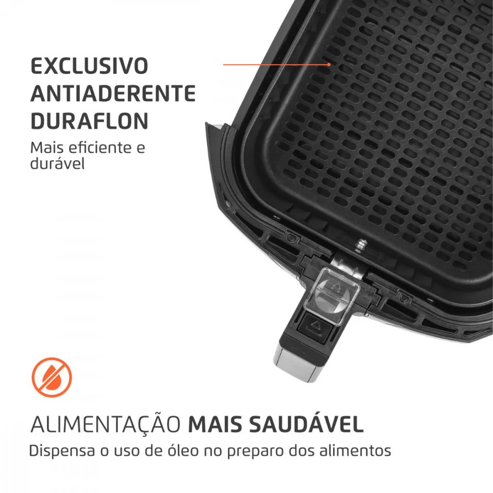 Imagem 11 de 13 de Fritadeira Sem Óleo Air Fryer Mondial 4 Litros 1500w Potência AFN40