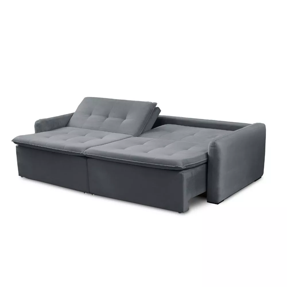 Estofado Jandaia Slim Bicama 2 Lugares Com Encostos Reclináveis em 03 estágios