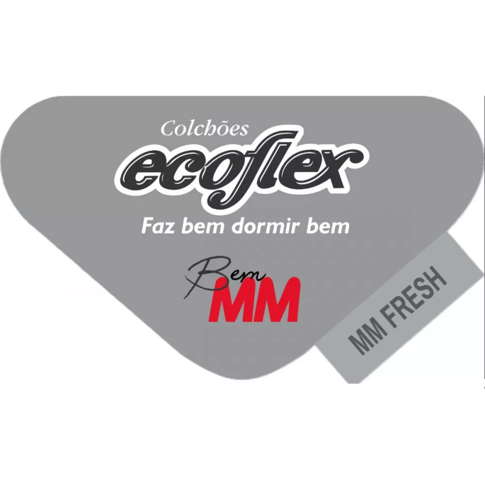 Colchão Casal MM Fresh 1,38X1,88X0,35 Ecoflex