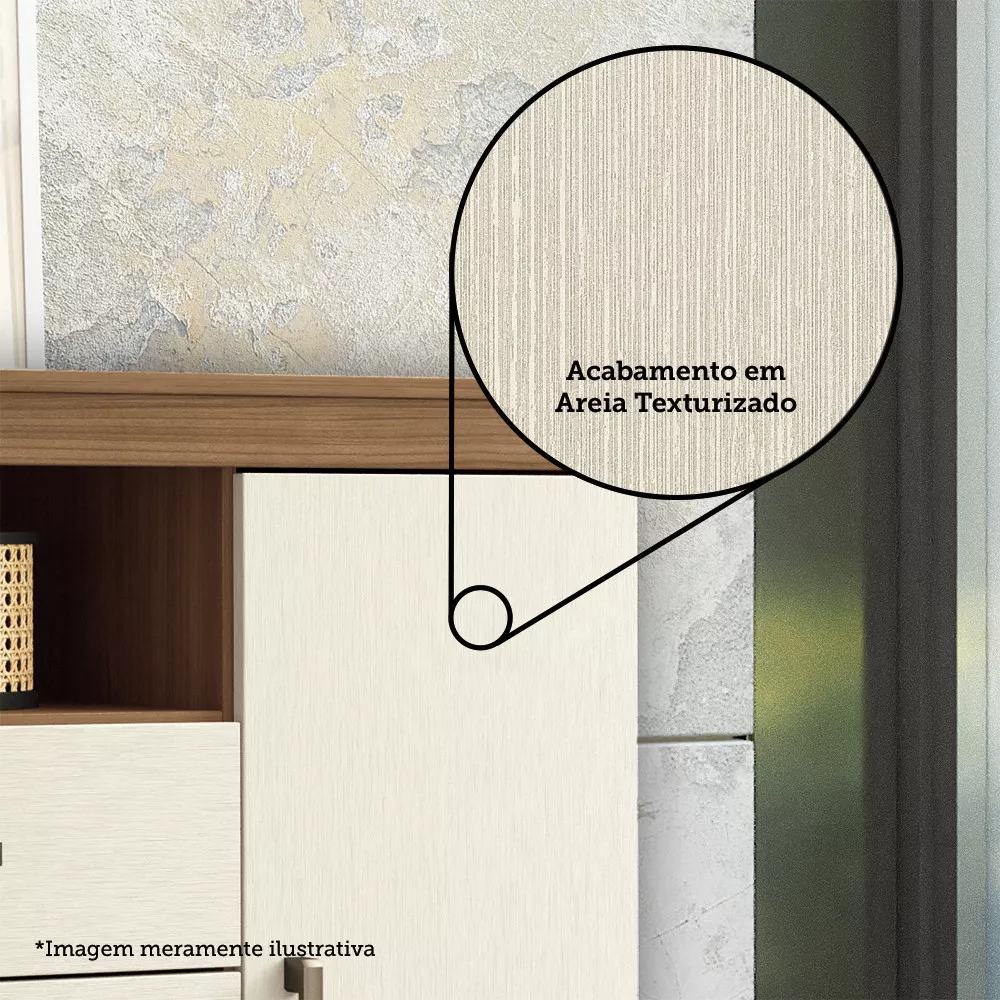 Imagem 12 de 13 de Guarda Roupa de Canto com 7 Portas 4 Gavetas e Cabeceira Lugano Santos Andirá